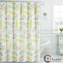 Modern elegant style curving rail shower curtain for tub